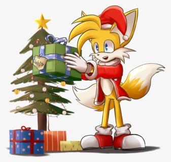 Ddlg Drawing Merry Christmas Huge Freebie Download - Deviantart Tails Christmas, HD Png Download, Free Download