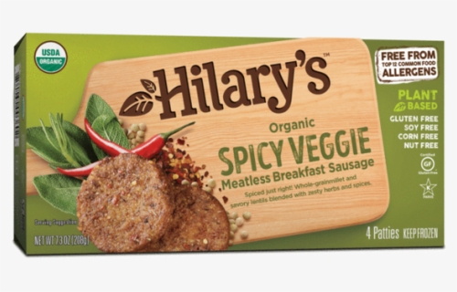 Hilary's Spicy Veggie Sausage, HD Png Download, Free Download