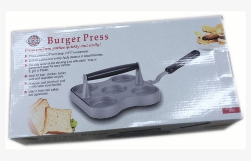 Aluminum Mini Burger Press, 5 Slot Cast - Trowel, HD Png Download, Free Download