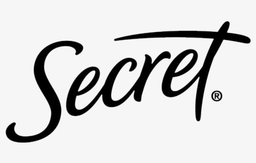Secret Logo Black - Secret Deodorant, HD Png Download, Free Download