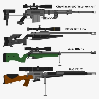 Call Of Duty Intervention Png - Modern Bolt Action Sniper Rifle, Transparent Png, Free Download
