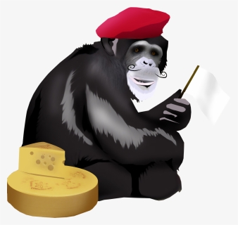 Ape Clipart Semblance - George Bush Cheese Eating Surrender Monkeys, HD Png Download, Free Download