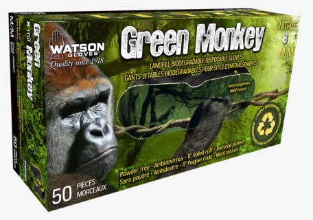 Watson Gloves Green Monkey, HD Png Download, Free Download