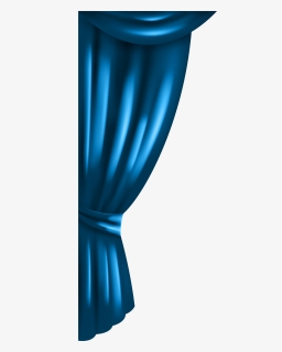 Curtain Clipart Blue Curtain - Blue Curtain Png, Transparent Png, Free Download