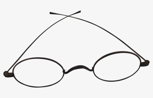 Civil War Era Wire Frame Eye Glasses - Circle, HD Png Download, Free Download