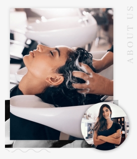 Shampooing In A Salon, HD Png Download, Free Download