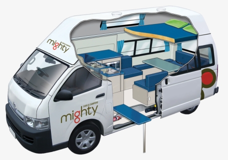 Mighty Camper 4 Berth - Mighty Double Down Campervan, HD Png Download, Free Download