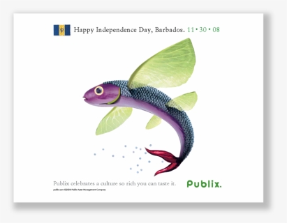Publix Caribbean Fish Ad - Cartoon, HD Png Download, Free Download