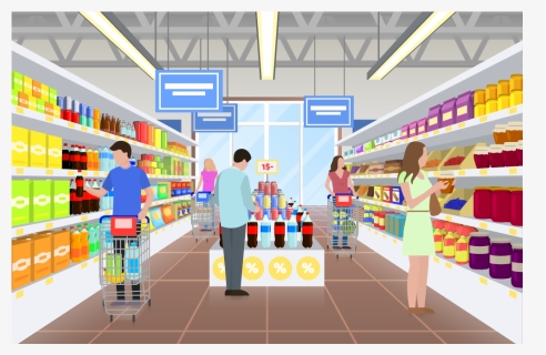 Inside Publix - People At The Supermarket, HD Png Download, Free Download