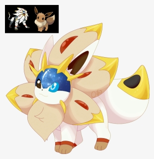 Eevee Solgaleo Fusion, HD Png Download, Free Download