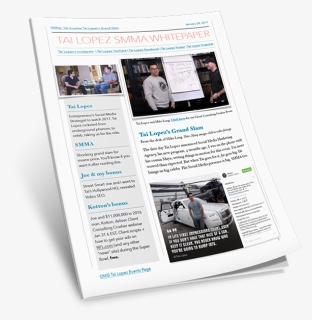 Omg Tai Lopez White Paper - Online Advertising, HD Png Download, Free Download