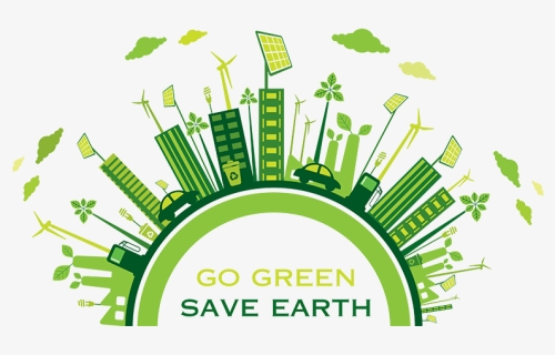 Reused A Facade Of Mine For This Quick Idea - Go Green Earth Png, Transparent Png, Free Download