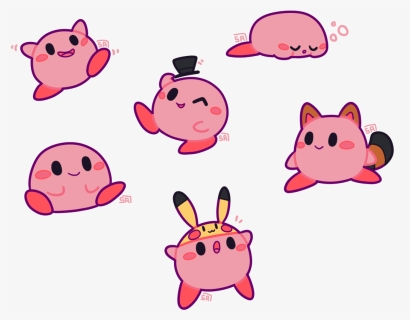 When In Doubt, Doodle Kirby - Tired Kirby, HD Png Download, Free Download