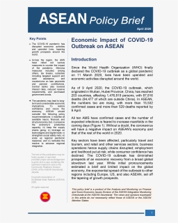 Asean Policy Brief - Covid 19 Economic Impact, HD Png Download, Free Download