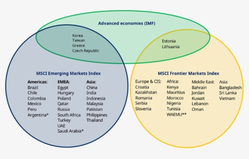 Argentina And Saudi Arabia Will Be Promoted To The - Emerging Economies Markets 2019, HD Png Download, Free Download