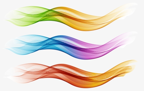 Transparent Elegant Lines Png - Transparent Color Wave Png, Png Download, Free Download