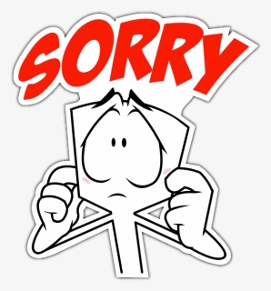 Sorry Sticker Png Download, Transparent Png, Free Download