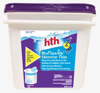 Hth Blue Sparkle Skimmer Tabs, - Hth Blue Sparkle Skimmer Tabs, HD Png Download, Free Download