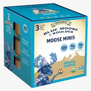 Organic Original Hummus Moose Minis, HD Png Download, Free Download