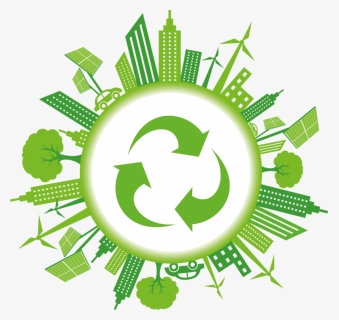 Building Recycling Illustration Flag Circular Loop - Circular Economy Icon Png, Transparent Png, Free Download