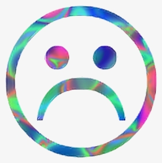 Beautiful Aesthetic Png Picture - Vaporwave Sad Face Gif, Transparent Png, Free Download