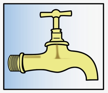 Water Faucet Clipart - Tap Clipart, HD Png Download, Free Download