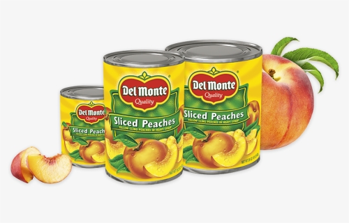 Sliced Yellow Cling Peaches - Canned Peaches Calories, HD Png Download, Free Download