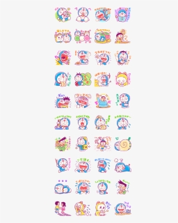 Doraemon Friendly Greetings Line Sticker Gif & Png, Transparent Png, Free Download