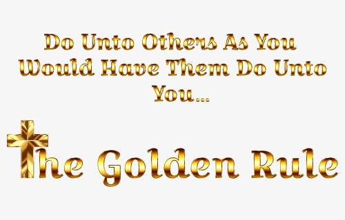Golden Rule Enhanced No Background Clip Arts - Clipart The Golden Rule, HD Png Download, Free Download