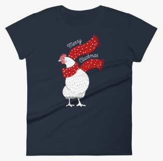 Merry Cluckmas Happy Hen T-shirt, HD Png Download, Free Download