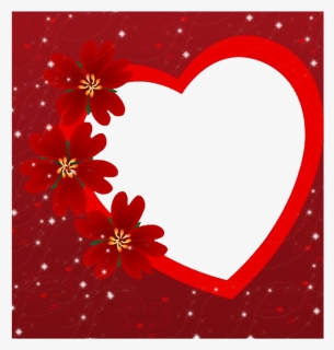 Heart Valentine Frame Png Transparent Image - Valentines Day Profile, Png Download, Free Download