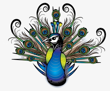 Peacock Tattoo Clipart , Png Download - Peacock Tattoo Png, Transparent Png, Free Download
