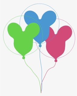 Mickey Shaped Balloons - Balloon, HD Png Download, Free Download
