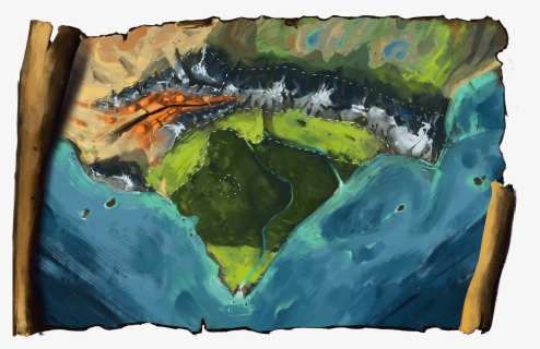 Chessaria World Map - Painting, HD Png Download, Free Download