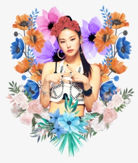 #kpop #idol #flower #florel #itzy #yeji #itzyyeji, HD Png Download, Free Download