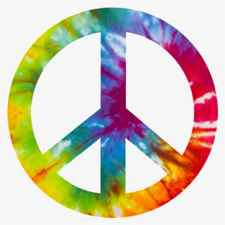 Tie Dye Hippie Peace Sign, HD Png Download, Free Download