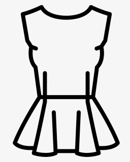 Peplum Top - T-shirt, HD Png Download, Free Download