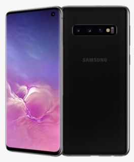 Samsung Galaxy S10 Smartphone Lte 128gb , Black - Galaxy S10 Prism Black, HD Png Download, Free Download
