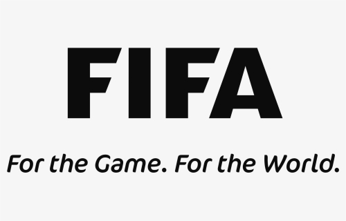 Fifa Logo Black And White - Fifa Logo White Png, Transparent Png, Free Download