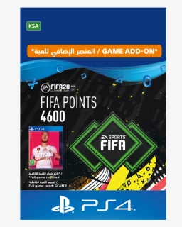 4600 Fifa 20 Points Pack"   Title="ksa - Fifa Points Ps4 Fifa 20, HD Png Download, Free Download