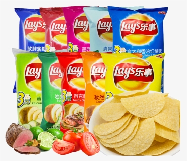 Lay"s Lay"s Lay"s Chips 40g Gram Office Snacks Afternoon - 乐事 薯 片, HD Png Download, Free Download