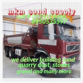 Mkm Sand Supplier - Trailer Truck, HD Png Download, Free Download