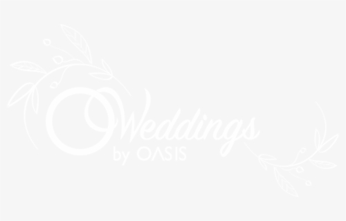 O Weddings By Oasis Logo - Johns Hopkins Logo White, HD Png Download, Free Download