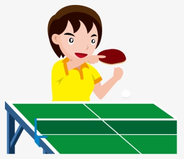 Table Tennis Cartoon Png Clipart , Png Download - Table Tennis, Transparent Png, Free Download