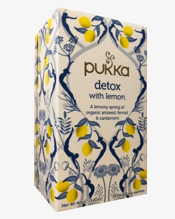 Detox With Lemon Tea - Pukka Herbs, HD Png Download, Free Download