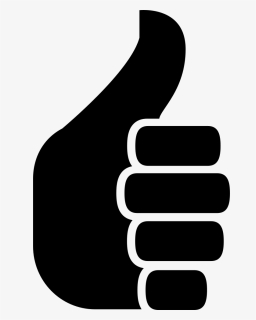 Good - Thumbs Up Png Black, Transparent Png, Free Download