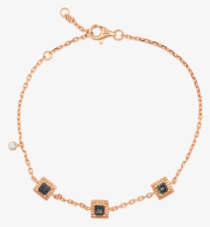 Tria Sapphire Rose Gold Bracelet - Necklace, HD Png Download, Free Download