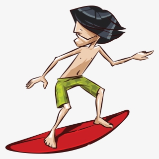 Cartoon Surfing Royalty-free - Cartoon Surfer Png, Transparent Png, Free Download