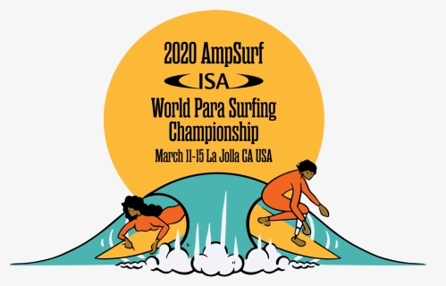 2020 Amp Isa Logo-01 - Ampsurf Isa Para Surfing Championship, HD Png Download, Free Download