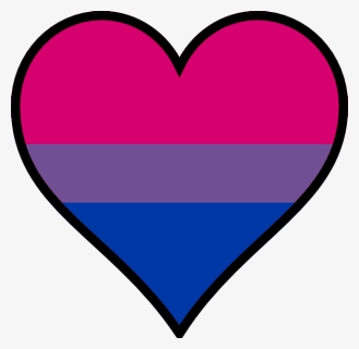 Heart Bisexual Pride - Bi Heart Transparent, HD Png Download, Free Download